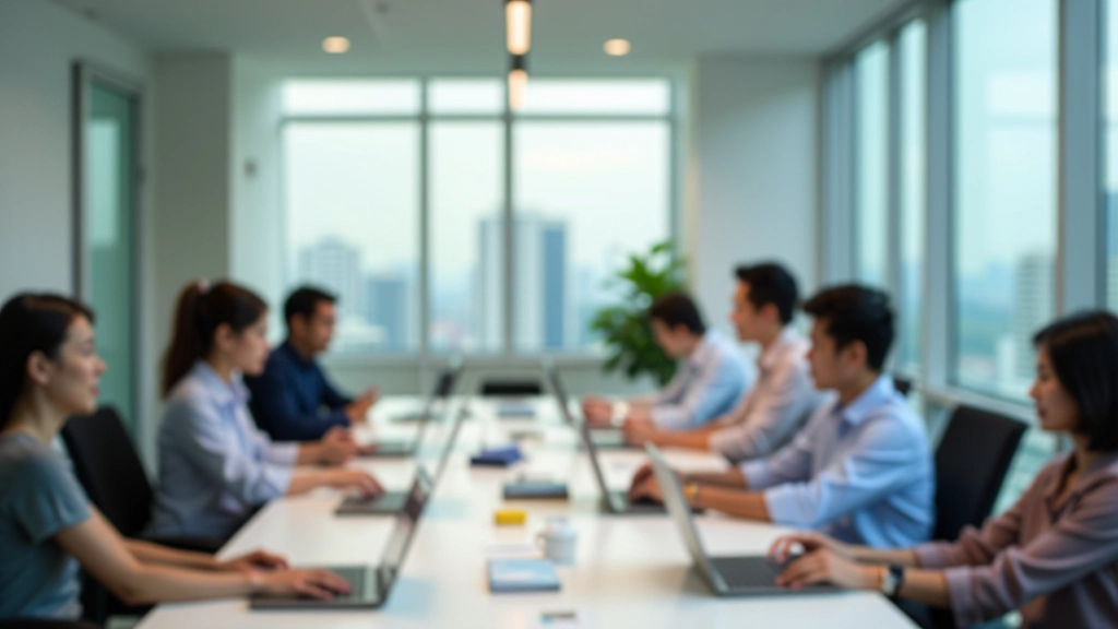 Focus Flow workspace with professionals engaged in deep work